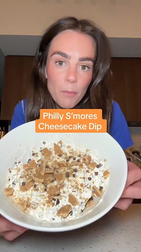#Ad. This @Jamie Milne Philly S’mores Cheesecake Dip is absolutely perfect for the summer. And what’s a cheesecake recipe without @Philly Canada? #cheesecakerecipe #philadelphia #desserttiktok #dessertideas #dessertrecipe #cheesecake