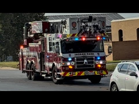 San Antonio Fire Department Platform 35 Responding Code 3