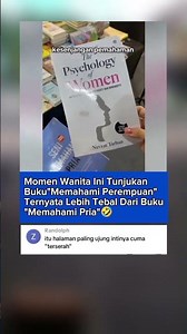 Buku khusus wanita memang beda🤣