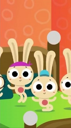 FIVE LITTLE BUNNIES - The Kiboomers PRESCHOOL SONGS & NURSERY RHYMES for EASTER #shorts #kidssongs