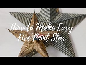 Create A Five Point Star In Minutes With This Simple Tutorial!
