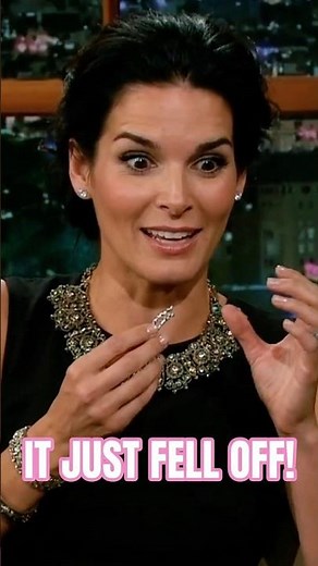 Angie Harmon — Her Jewelry Just Fell Off