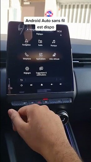 Android auto sans fil est dispo sur easylink pour la CLio 5 Captur et Arkana