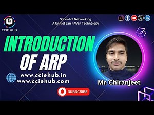 What is ARP? Address Resolution Protocol Explained by Mr. Chiranjeet | CCIE HUB