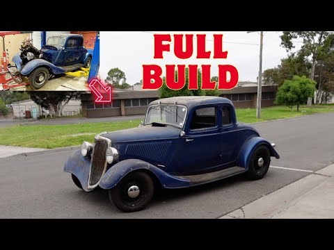 FULL BUILD - BARNFIND 1934 FORD COUPE !!