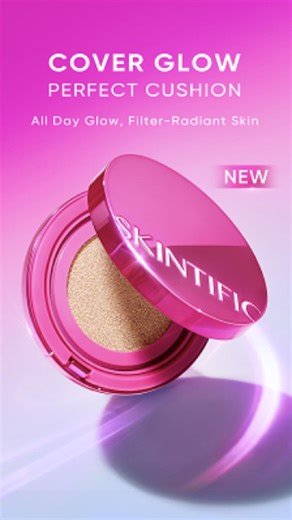 Something radiant just arrived… ✨ Meet the NEW Skintific Cover Glow Cushion—your all-day, filter-soft glow in one tap. Ready to discover the secret | Skintific Philippines