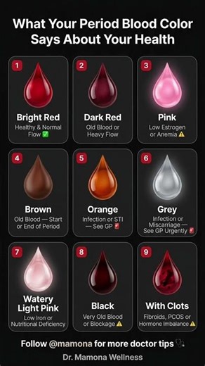 What Your Period Blood Color Says About Your Health 🩸 (Doctor Explains)