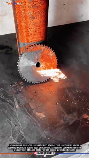 Gear Cleaning Innovation: Automatic Rust Removal #tech
