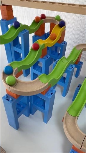 Marble Run Race ☆ Trix Track original wave course #satisfying
