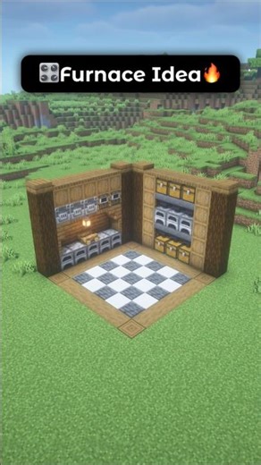 Aesthetic Furnace Design Idea In Minecraft! 🔥✨