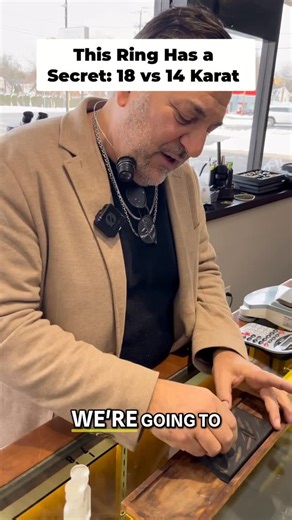 Springfield Jewerly & Diamond Exchange on Instagram: "Why did this 18k ring test 14k? George shows how to properly test gold utilizing the acid test. When it comes to selling your gold or even repairs, make sure you work with a trusted jeweler. #buygold #sellgold #silver #goldtest #jewelry"