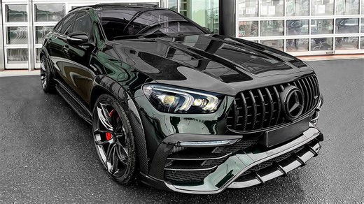 Masculine modified Mercedes GLE 63 S coupe sound and design overview