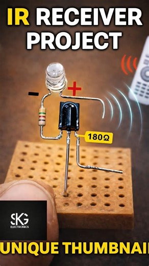 Some new electronic projectsTest Any Remote With This Simple IR Receiver Circuit!#DIY electronic