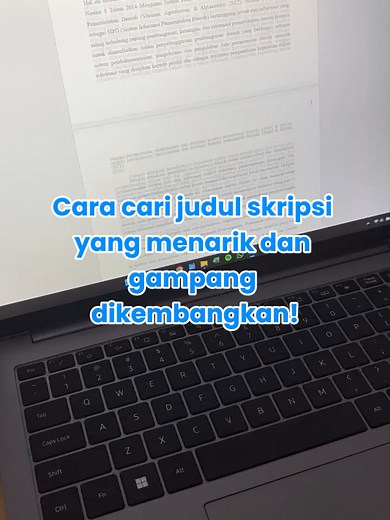 Cara cari judul skripsi yang menarik dan gampang dikembangkan! #fyp #parafrase #plagiasi #turnitin #mahasiswaakhir #jasaparafrase #cekplagiasi #mahasiswa #skripsi #tugasakhir #softwaremahasiswa