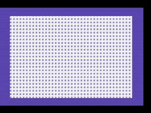 Commodore 64 Basic miniature screen pixel scroll