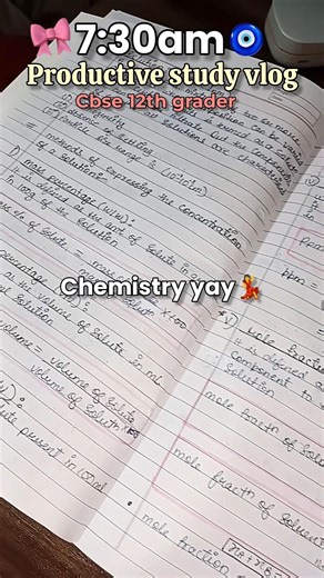 PRODUCTIVE MORNING study vlog☀|| #cbse12thgrader #pcbstudent