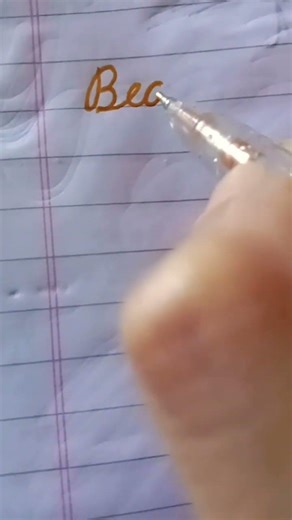 Beautiful in cursive writing/ Cursive writing practice/ Neat and clean writing