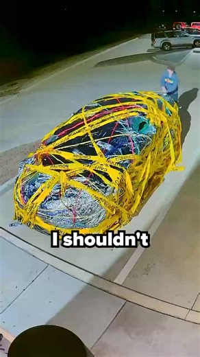 Brother did not appreciate the wrap we gave his car 😔… #prank #finalpart #joke #fyp #viral