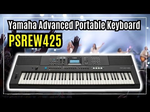 YAMAHA PSR EW425 76-Key Touch-Sensitive Advanced Portable Keyboard