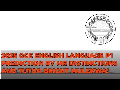 2025 GCE ENGLISH LANGUAGE P1 PREDICTION!