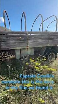 Captain Corelli’s mandolin the lorry which was in the film we found it 😁 near Sami kefalonia ￼