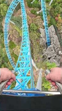 blue fire Megacoaster 🔥 100 km/h Adrenalin! | Europa-Park #Shorts