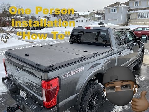 Installing a Diamondback HD cover by one person on Ford F-250-F350 Tremor