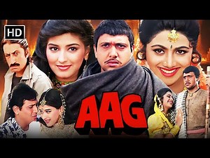 Aag (1994) 🔥 Full Action Comedy Movie | Govinda & Kader Khan | HD