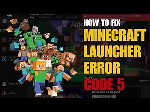 How to Fix Minecraft Launcher Error 5 in Windows | Native Launcher Error