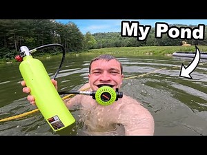 Scuba Diving my Pond to Find My Lost Gopro!