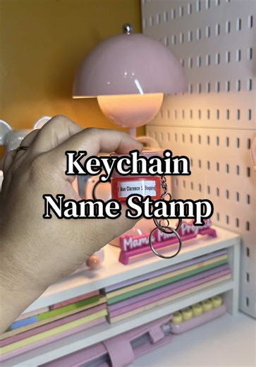 Personalized Keychain Name Stamp for Unique Gifts