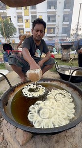 Jilapi Making #reels #foodievai #making #viral #streetfood #foodvlog | Foodie Vai
