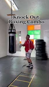 Knock Out Boxing Combo! #boxing #boxingtraining #boxinggym #boxinglife #boxingworkout #boxingcombos #boxingcoach | Boxing With Eddie