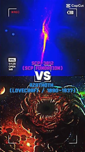 Azathoth vs Scp-3812 #lovecraft #scpfoundation #scp3812 #azathoth #edit #battle