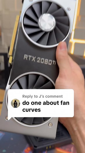 here you go! How to setup a fan curve on your graphics card. We are using @MSI afterburner and we can do a deeper dive into all the goodies of that program later. #graphicscard #nvidia #amd #msi #gamingpc #pctips #gpu #pcgaming | CircuitBoredd
