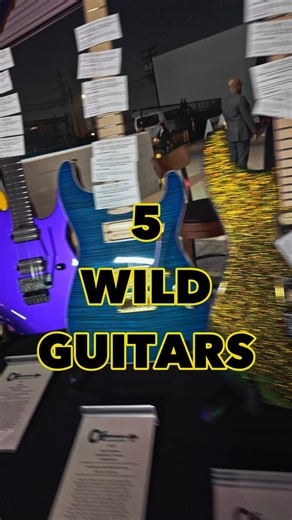 These guitars are WILD!!! ‪@fender‬ Custom Shop Event at #namm2026 🤯 #fendercustomshop #fenderguitars