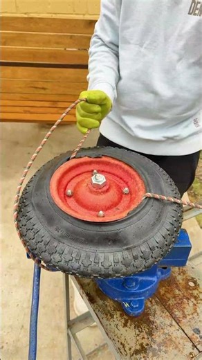 Easiest way to mount a tire at home