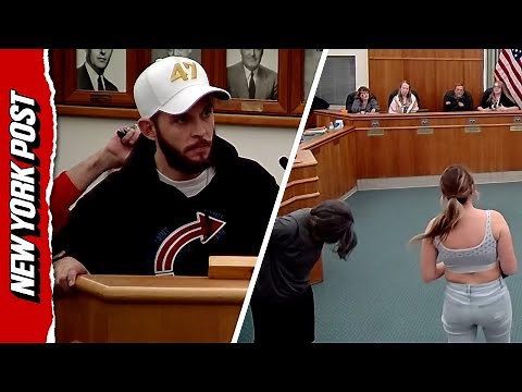 Anti-Trans Protesters STRIP at School Board Meeting: 'You Feel Uncomfortable, Right?'