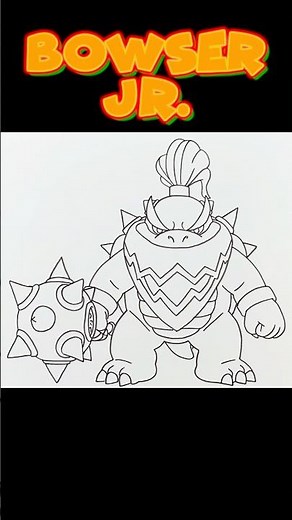Wait… Bowser Jr. Looks THIS EPIC to Draw?! 🔥🐢