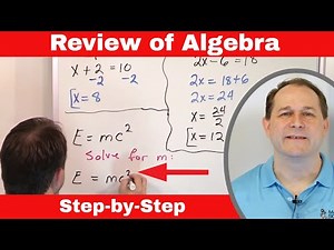 Review of Essential Algebra - Exponents, Solving Equations & Graphing