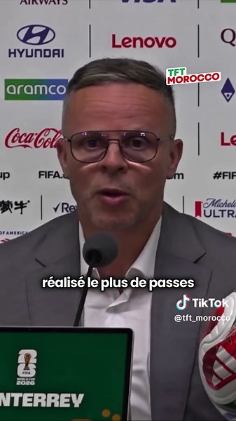 Maroc : parmi les 2 équipes avec le plus de passes dans l'histoire de la Coupe du monde