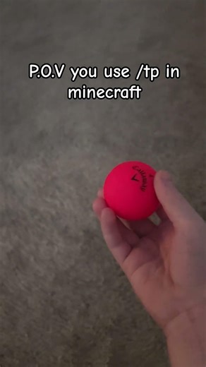 P.O.V you use /tp in minecraft #games #minecraftanimation #minecraft