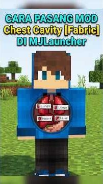 HOW TO INSTALL MOD Chest Cavity [Fabric] IN MJLauncher - WORK 100% #shorts