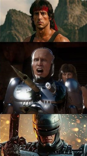 🪖 Rambo vs Robocop – War vs Justice! 🤖🔥