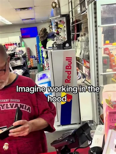 Imagine working in the hood | volcano erupting