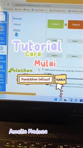 Tutorial Membuka LMS Pelatihan Pendidikan Inklusif Di ruang GTK #inklusif #shorts #reels #ruanggtk