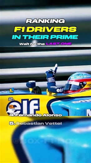 💪🏻🏁Ranking f1 drivers in their prime🏁😎