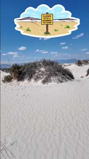 White Sands Natioal Park Currently Closed. Check before you drive!