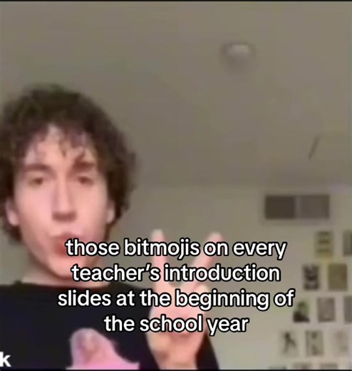 Bitmoji Teachers on Introduction Slides