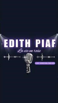 🌹La Vie en Rose Édith Piaf (1946) | L’Hymne à l’Amour et à la France #edithpiaf #lavieenrose